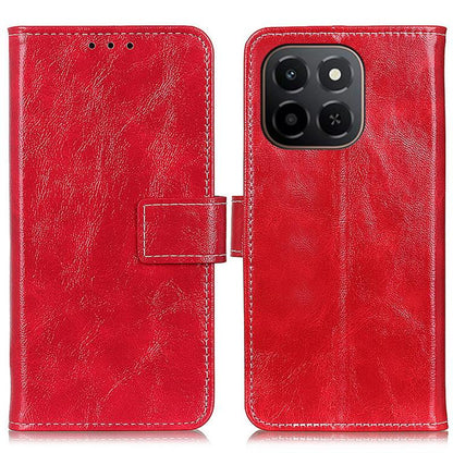 Retro Crazy Horse Texture Flip Leather Phone Case, Compatible with Honor X6c 4G