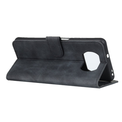 KHAZNEH Retro Texture PU + TPU Horizontal Flip Leather Case with Holder & Card Slots & Wallet, Compatible with Xiaomi Poco X3 NFC