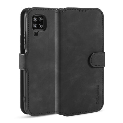 DG.MING Retro Oil Side Horizontal Flip Protective Case, Compatible with Samsung Galaxy A42 5G