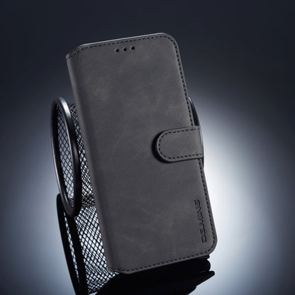 DG.MING Retro Oil Side Horizontal Flip Case compatible with Huawei Mate 20 Lite, with Holder & Card Slots & Wallet, Huawei Mate 20 Lite