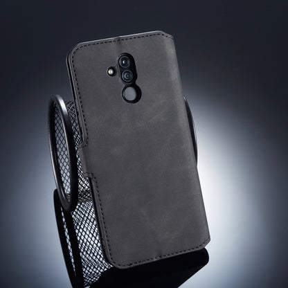 DG.MING Retro Oil Side Horizontal Flip Case compatible with Huawei Mate 20 Lite, with Holder & Card Slots & Wallet, Huawei Mate 20 Lite