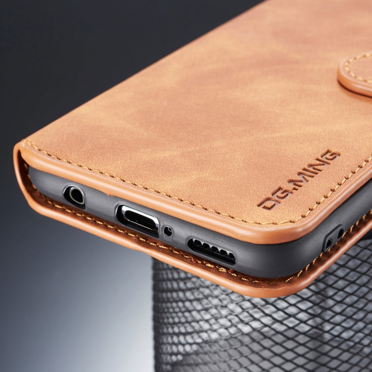 DG.MING Retro Oil Side Horizontal Flip Case compatible with Huawei Mate 20 Lite, with Holder & Card Slots & Wallet, Huawei Mate 20 Lite