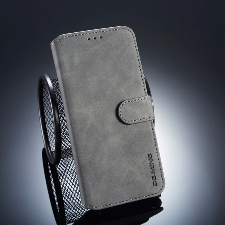 DG.MING Retro Oil Side Horizontal Flip Case compatible with Huawei Mate 20 Lite, with Holder & Card Slots & Wallet, Huawei Mate 20 Lite