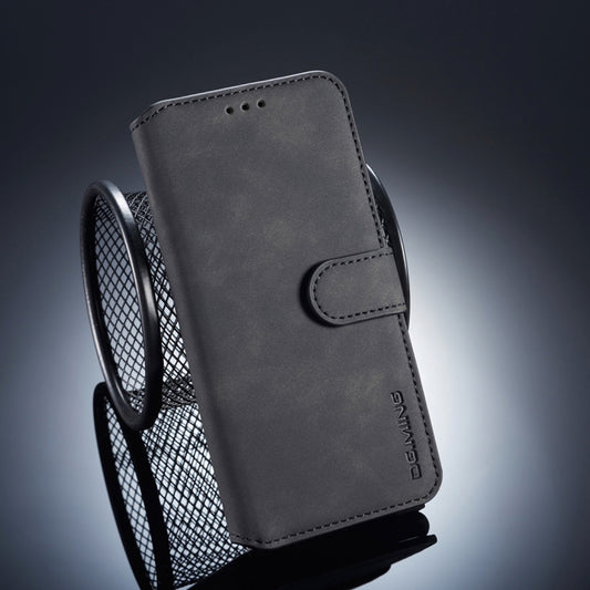 DG.MING Retro Oil Side Horizontal Flip Case compatible with Huawei P20, with Holder & Card Slots & Wallet, Huawei P20