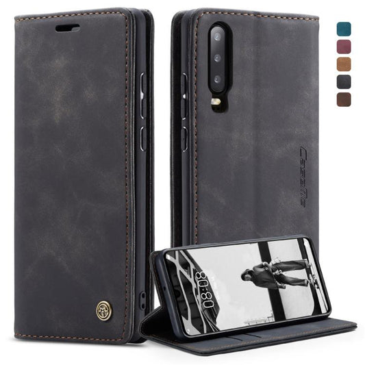 CaseMe-013 Multifunctional Retro Frosted Horizontal Flip Leather Case compatible with Huawei P30, with Card Slot & Holder & Wallet, Compatible with Huawei P30