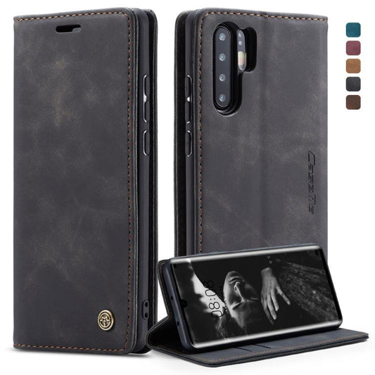 CaseMe-013 Multifunctional Retro Frosted Horizontal Flip Leather Case compatible with Huawei P30 Pro, with Card Slot & Holder & Wallet, Compatible with Huawei P30 Pro