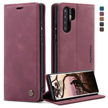 CaseMe-013 Multifunctional Retro Frosted Horizontal Flip Leather Case compatible with Huawei P30 Pro, with Card Slot & Holder & Wallet, Compatible with Huawei P30 Pro