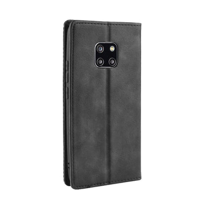 Magnetic Buckle Retro Texture Horizontal Flip Leather Case compatible with Huawei Mate 20 Pro, with Holder & Card Slots & Wallet, Compatible with Huawei Mate 20 Pro