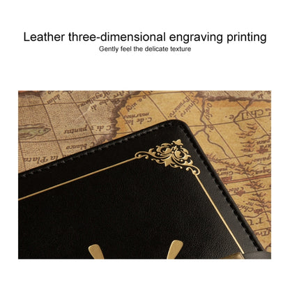 B6 Retro PU Cover Sailor Notebook Diary Book with Password Lock