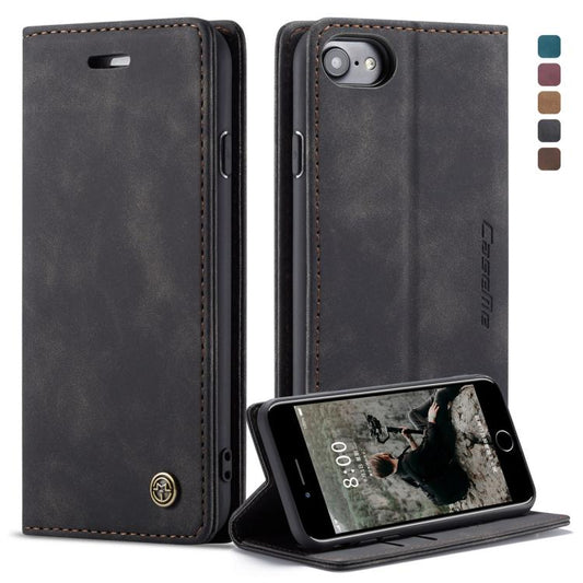 CaseMe-013 Multifunctional Retro Frosted Horizontal Flip Leather Case for iPhone 6 / 6s, with Card Slot & Holder & Wallet, Compatible with iPhone 6 / 6s