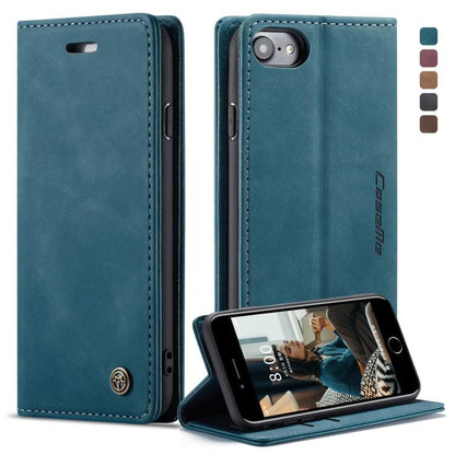 CaseMe-013 Multifunctional Retro Frosted Horizontal Flip Leather Case for iPhone 6 / 6s, with Card Slot & Holder & Wallet, Compatible with iPhone 6 / 6s