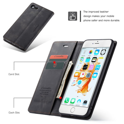 CaseMe-013 Multifunctional Retro Frosted Horizontal Flip Leather Case for iPhone 6 Plus / 6s Plus, with Card Slot & Holder & Wallet, Compatible with iPhone 6 Plus / 6s Plus