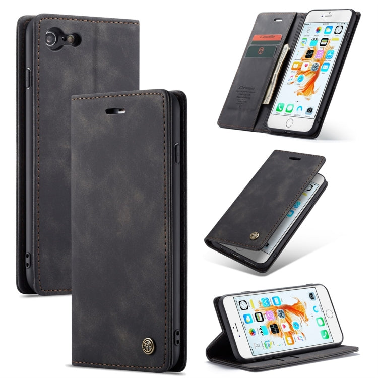 CaseMe-013 Multifunctional Retro Frosted Horizontal Flip Leather Case for iPhone 6 Plus / 6s Plus, with Card Slot & Holder & Wallet, Compatible with iPhone 6 Plus / 6s Plus