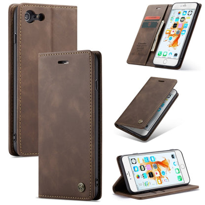 CaseMe-013 Multifunctional Retro Frosted Horizontal Flip Leather Case for iPhone 6 Plus / 6s Plus, with Card Slot & Holder & Wallet, Compatible with iPhone 6 Plus / 6s Plus