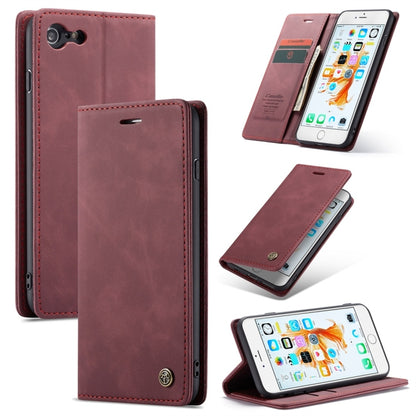 CaseMe-013 Multifunctional Retro Frosted Horizontal Flip Leather Case for iPhone 6 Plus / 6s Plus, with Card Slot & Holder & Wallet, Compatible with iPhone 6 Plus / 6s Plus