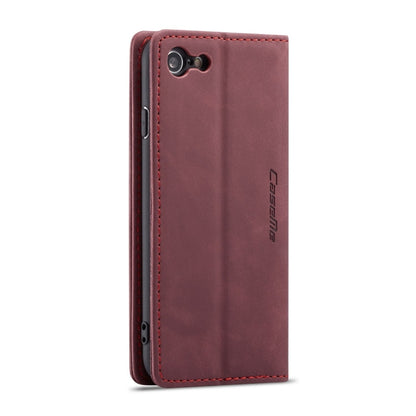 CaseMe-013 Multifunctional Retro Frosted Horizontal Flip Leather Case compatible with iPhone 7 / 8, with Card Slot & Holder & Wallet, Compatible with iPhone 7 / 8