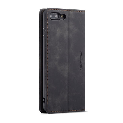 CaseMe-013 Multifunctional Retro Frosted Horizontal Flip Leather Case for iPhone 7 Plus / 8 Plus, with Card Slot & Holder & Wallet