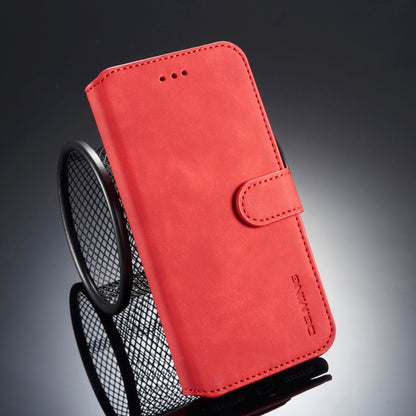 DG.MING Retro Oil Side Horizontal Flip Case compatible with iPhone 8 Plus & 7 Plus, with Holder & Card Slots & Wallet, iPhone 8 Plus & 7 Plus