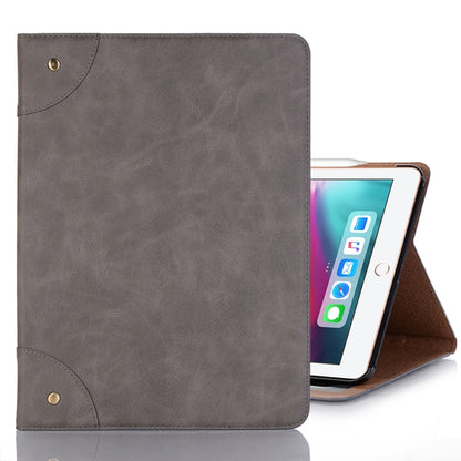 Retro Book Style Horizontal Flip PU Leather Case compatible with iPad Air 13 2025 / 2024 / iPad Pro 12.9 inch (2018), with Holder & Card Slots & Wallet, Compatible with iPad Air 13 2025 / 2024 / iPad Pro 12.9 inch (2018)