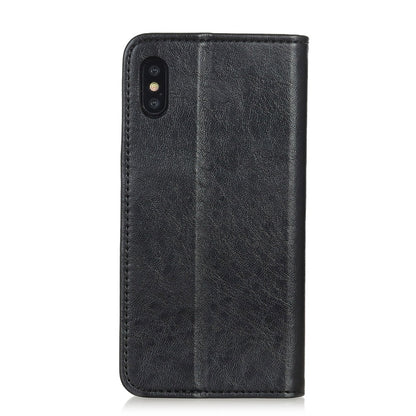 Compatible with iPhone X / XS Magnetic Retro Crazy Horse Texture Horizontal Flip Leather Case with Holder & Card Slots & Wallet, iPhone X / XS