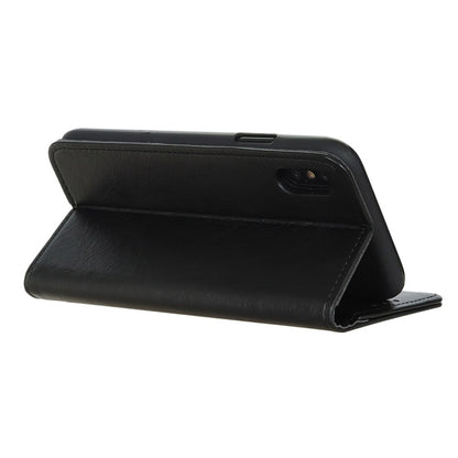Compatible with iPhone X / XS Magnetic Retro Crazy Horse Texture Horizontal Flip Leather Case with Holder & Card Slots & Wallet, iPhone X / XS