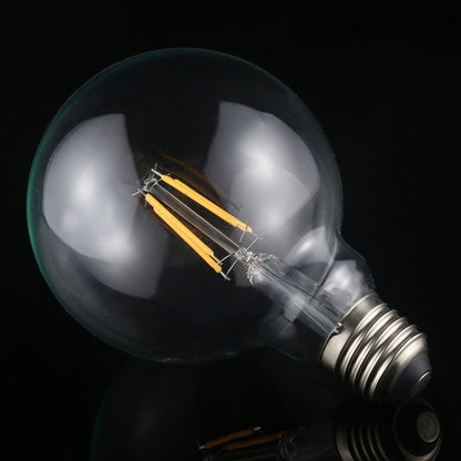 G95 E27 4W 4 LEDs 450 LM 3000K Retro Dimming LED Filament Light Bulb Energy Saving Light, AC 220V, G95 4W Warm White