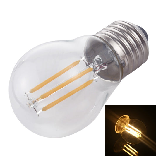 G45 E27 4W 4 LEDs 450 LM 3000K Retro Dimming LED Filament Light Bulb Energy Saving Light, AC 220V, G45 4W Warm White