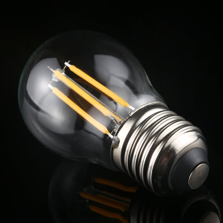 G45 E27 4W 4 LEDs 450 LM 3000K Retro Dimming LED Filament Light Bulb Energy Saving Light, AC 220V, G45 4W Warm White