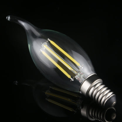 C35 E14 4W 4 LEDs 300 LM 3000K Dimmable Retro LED Filament Light Bulb Energy Saving Light, AC 220V