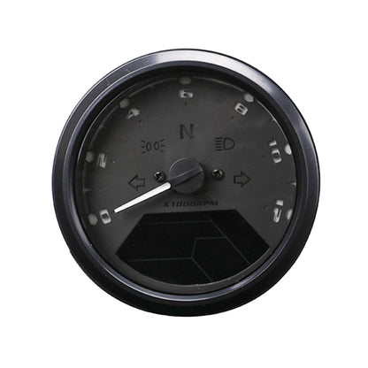 Universal Motorcycle Retro Modified Instrument Odometer LCD Instrument Assembly, Retro Instrument Odometer