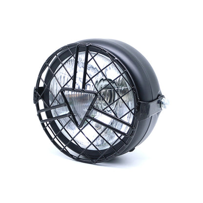 Motorcycle Arrowhead Reticular Retro Lamp LED Headlight Modification Accessories compatible with CG125 / GN125, DM-DD-1995