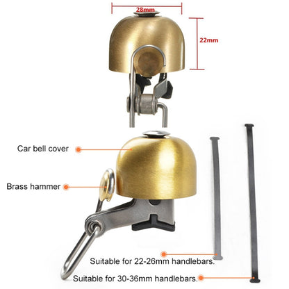 Bicycle Bell Retro Copper Bell Cycling Accessories, Bicycle Bell (brass)