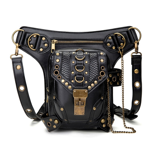 HG043 Retro One-shoulder Bag Cross-body Bag Waist Bag compatible with Ladies, Size: 34 x 30cm, 34 x 30cm