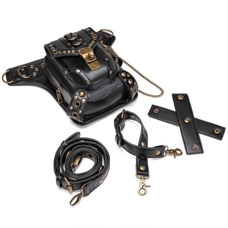 HG043 Retro One-shoulder Bag Cross-body Bag Waist Bag compatible with Ladies, Size: 34 x 30cm, 34 x 30cm