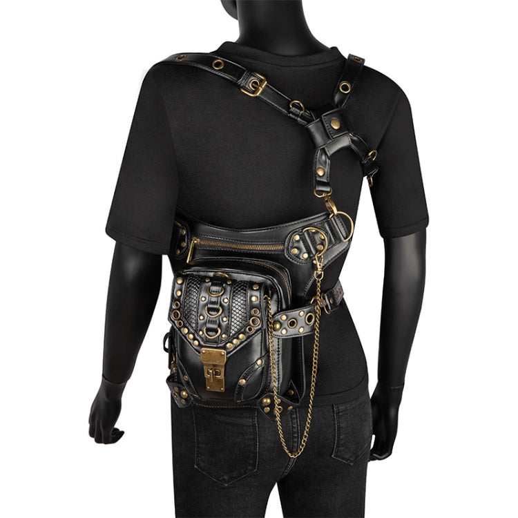 HG043 Retro One-shoulder Bag Cross-body Bag Waist Bag compatible with Ladies, Size: 34 x 30cm, 34 x 30cm