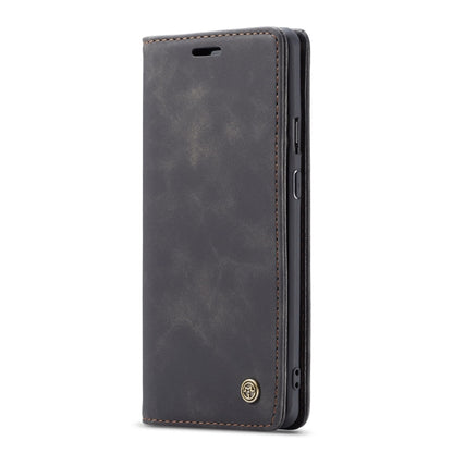 CaseMe-013 Multifunctional Retro Frosted Horizontal Flip Leather Case for OnePlus 7 Pro, with Card Slot & Holder & Zipper Wallet & Photo Frame, Compatible with OnePlus 7 Pro