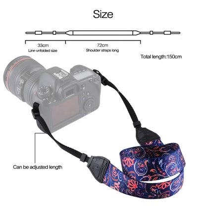 PULUZ Retro Ethnic Style Multi-color Series Shoulder Neck Strap Camera Strap compatible with SLR / DSLR Cameras, Ethnic 8