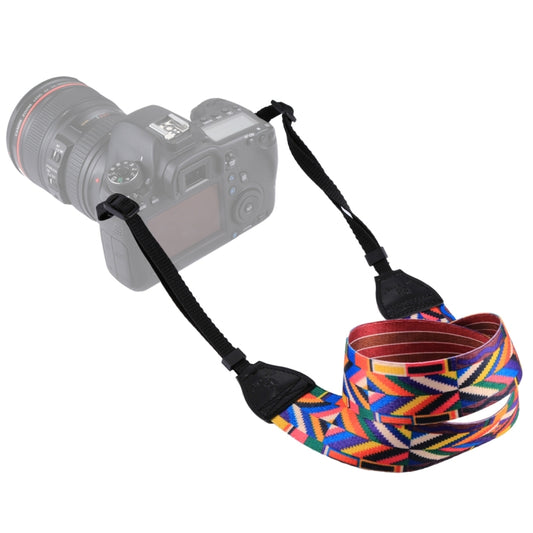 PULUZ Retro Ethnic Style Multi-color Series Shoulder Neck Strap Camera Strap compatible with SLR / DSLR Cameras, Ethnic 9