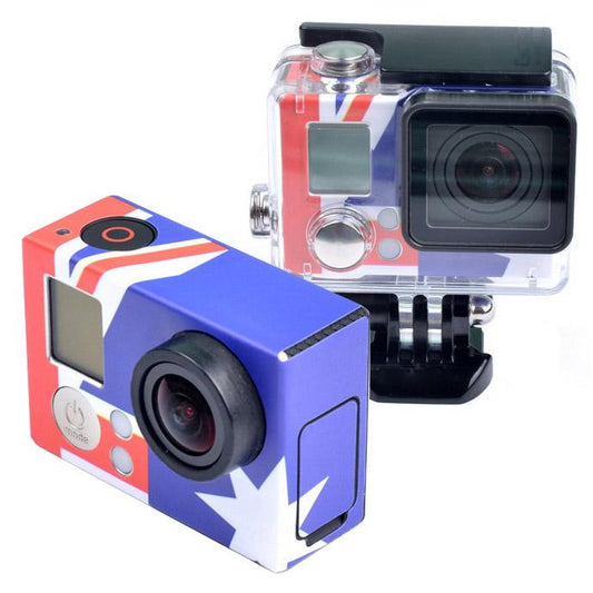 Case Sticker compatible with GoPro HERO3+ /3, AU Flag