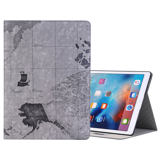 Retro World Map Pattern Leather Case with Holder & Card Slots & Wallet compatible with iPad Air 2, Random Delivery