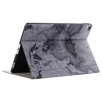 Retro World Map Pattern Leather Case with Holder & Card Slots & Wallet compatible with iPad Air 2, Random Delivery