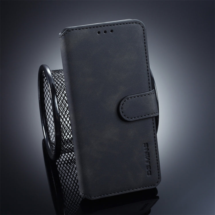 DG.MING Retro Oil Side Horizontal Flip Case compatible with Galaxy S10, with Holder & Card Slots & Wallet, Galaxy S10
