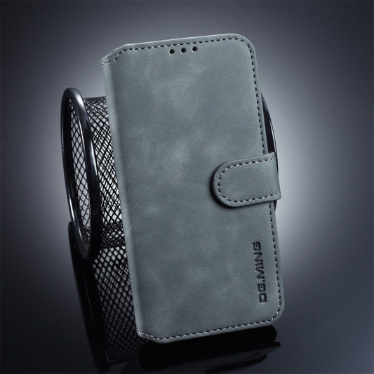 DG.MING Retro Oil Side Horizontal Flip Case compatible with Galaxy S10 E, with Holder & Card Slots & Wallet, Galaxy S10 E
