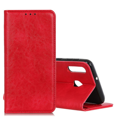Magnetic Retro Crazy Horse Texture Horizontal Flip Leather Case compatible with Galaxy A40, with Holder & Card Slots & Photo Frame, Compatible with Galaxy A40