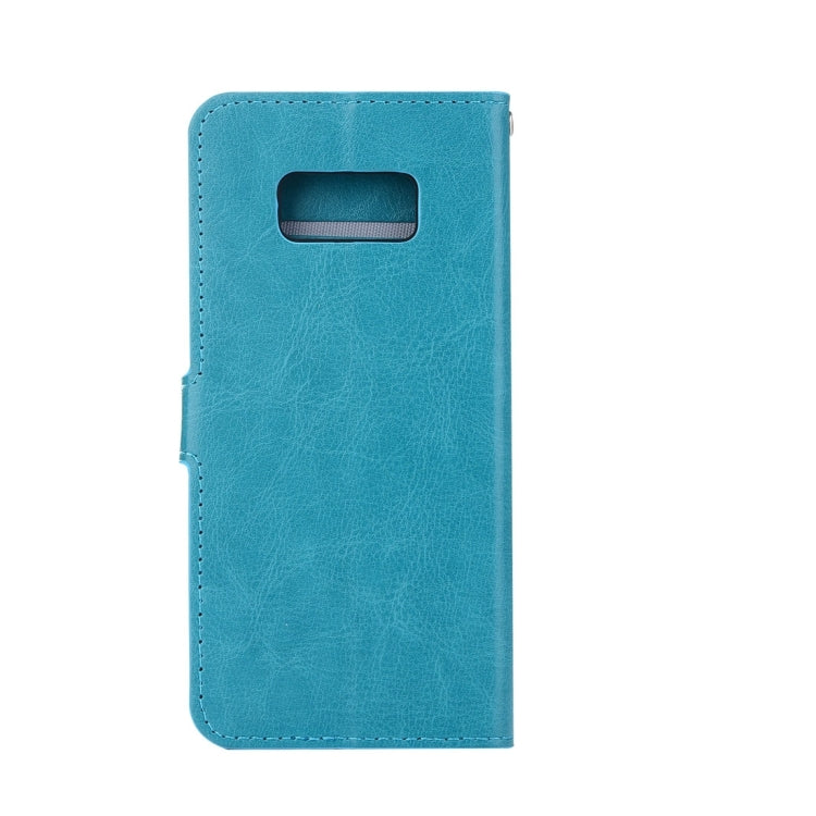Compatible with Galaxy S8 Retro Crazy Horse Texture Horizontal Flip Leather Case with Holder & Card Slots & Wallet & Photo Frame, Galaxy S8