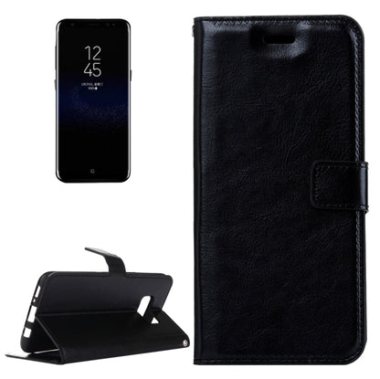 Compatible with Galaxy S8 Retro Crazy Horse Texture Horizontal Flip Leather Case with Holder & Card Slots & Wallet & Photo Frame & Lanyard, Compatible with Samsung Galaxy S8 Retro