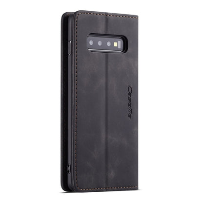 CaseMe-013 Multifunctional Retro Frosted Horizontal Flip Leather Case for Galaxy S10, with Card Slot & Holder & Wallet, Compatible with Galaxy S10