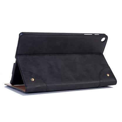 Retro Book Style Horizontal Flip Leather Case compatible with Galaxy Tab A 10.1 (2019) T510 / T515, with Holder & Card Slots & Wallet, Compatible with Galaxy Tab A 10.1 (2019) T510 / T515
