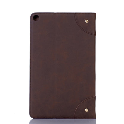 Retro Book Style Horizontal Flip Leather Case compatible with Galaxy Tab A 10.1 (2019) T510 / T515, with Holder & Card Slots & Wallet, Compatible with Galaxy Tab A 10.1 (2019)