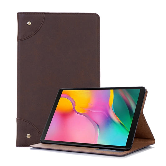Retro Book Style Horizontal Flip Leather Case compatible with Galaxy Tab A 10.1 (2019) T510 / T515, with Holder & Card Slots & Wallet, Compatible with Galaxy Tab A 10.1 (2019)